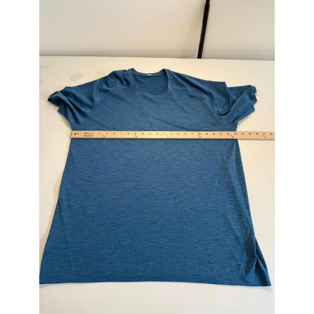 Lululemon Metal Vent Tech Short Sleeve XXL Blue - Picture 5 of 6